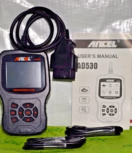 ANCEL AD530 OBD2 Escáner Herramienta de Diagnóstico de Motor de Coche Lector de Código de Prueba de Batería - Imagen 1 de 3