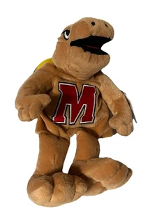 RARE University of Maryland Terrapins Mascot Turtle Hand Puppet Plush 11” NCAA - Picture 1 of 15
