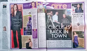 Take That Circus Tour Article September 20 2025 The Scottish Sun Robbie Williams - Picture 1 of 1