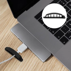  12 PCS Multifunctional Cable Fixing Device Organiser Cord Organizer Clips - Afbeelding 1 van 12