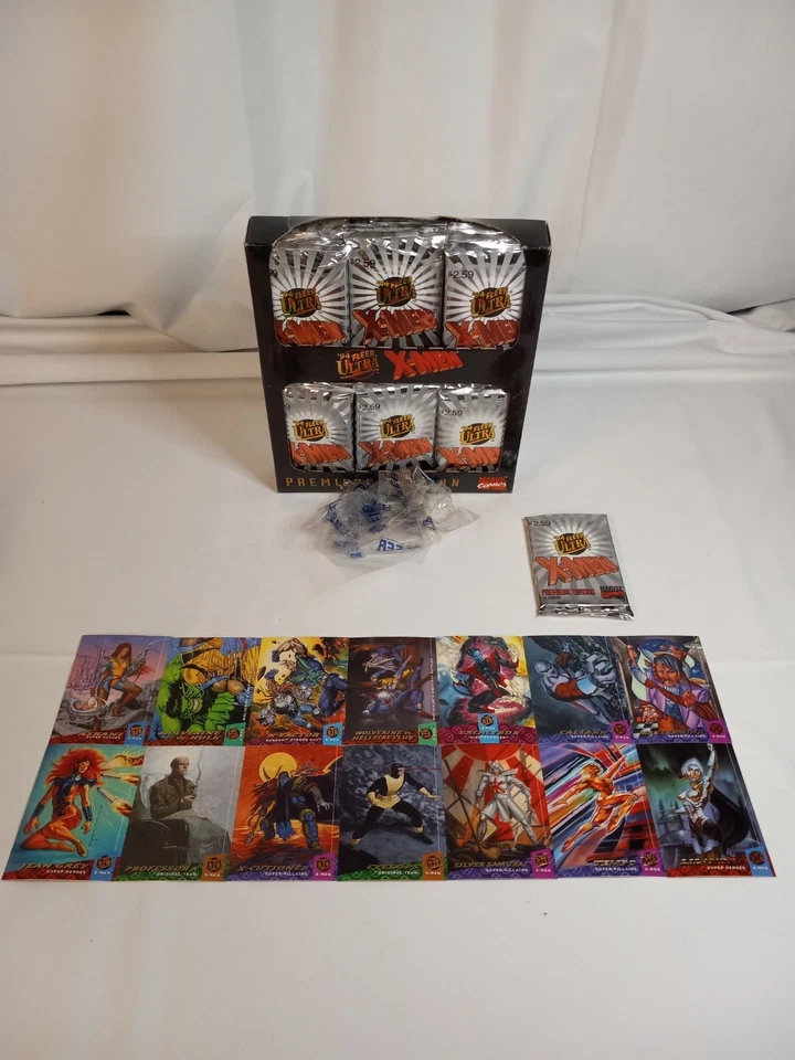 BOX FRESH TESTED 3 Jumbo 14 Card Pack SEALED 1994 Fleer Ultra Xmen X-men marvel - Image 1 of 3