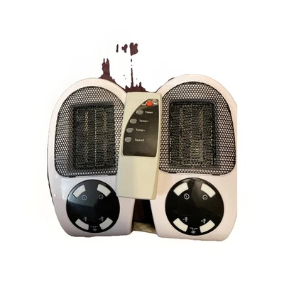 Calentador de espacio personal con imagen más nítida con control remoto como nuevo lote de 2 Foto 1 de 4