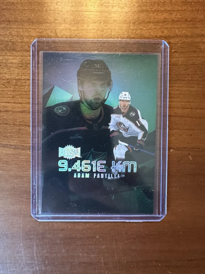 2023-24 Skybox Metal Universe 9641e KM Adam Fantilli #LY-24 Rookie RC - Image 1 of 2