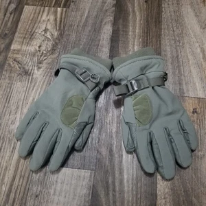 US Military Issue Foliage Green Intermediate Cold Wet Weather Gloves Size Medium - Picture 1 of 5