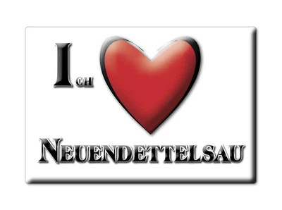 ENJOYMAGNETS Neuendettelsau, Ansbach, Bayern - Kühlschrankmagnet Deutschland Souvenir