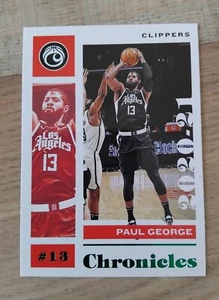2020-21 NBA Panini Chronicles Paul George #37 Los Angeles Clippers Green Variant - Picture 1 of 1
