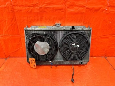 94-01 ACURA INTEGRA - RADIADOR FLUIDYNE ALUMINIO CON VENTILADORES DE REFRIGERACIÓN DELGADOS - #285 Foto 1 de 4