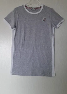 DOLCE & GABBANA T-SHIRT MANCHES COURTES EN COTON STRETCH 14 ANS / S JUNIOR GRIS - Picture 1 of 10
