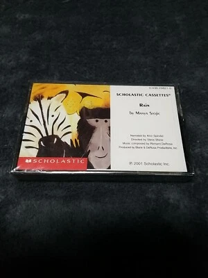 Rain Book By Manya Stojic Cassette Tape Audiobook Scholastic RARE NEW - Image 1 of 2