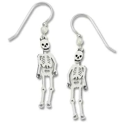 Pendientes Sienna Sky Halloween Esqueleto Colgantes Hechos en Colorado Foto 1 de 2