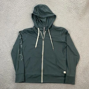 Vuori Halo Performance Hoodie 2.0 Womens Small Full Zip Blue Green VW268 - Picture 1 of 11