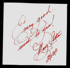 “Sleeping Beauty” Mary Costa Hand Signed 3.75X3.5 Card