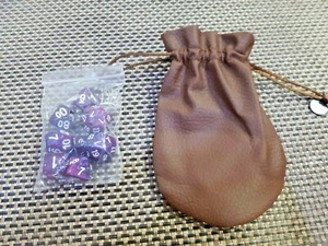 Dice Set and Dice Bag from The Legend of Vox Machina Critical Role Kickstarter - Picture 1 of 4