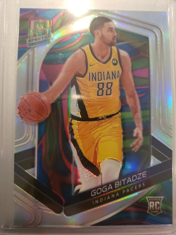 Rare 2019-20 Panini Spectra Marble Goga Bitadze Indiana Pacers #125 /5 - Image 1 of 2