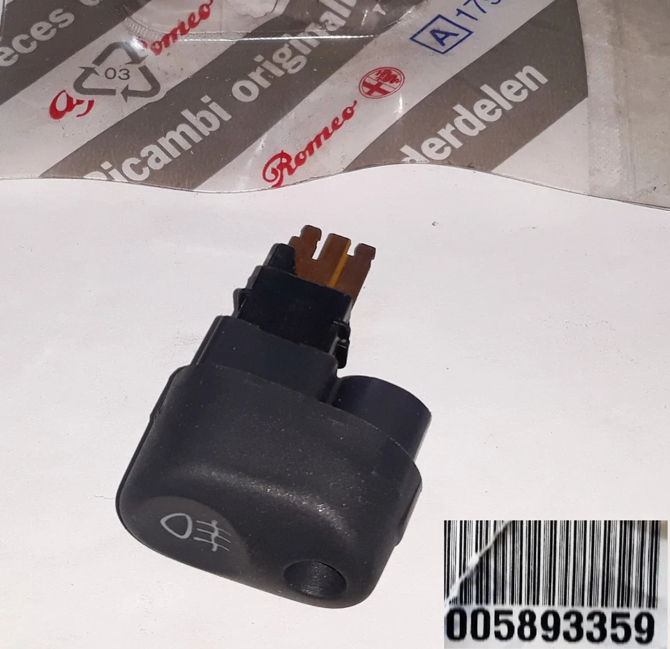 FIAT PUNTO MK1 1400 GT (1993 - 1999)/ INTERRUTTORE FENDINEBBIA/ FOG LIGHT SWITCH - Image 1 of 1