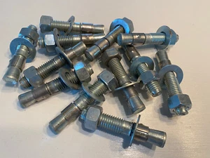 (12) 5/8" x 3 1/2" Wedge Anchors, Zinc, With Hardware - Picture 1 of 4