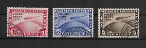 Germany 1931 Polar Flight Zeppelin Set Fine Used - Picture 1 of 1