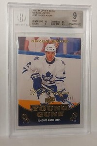 10-11 Upper Deck Nazem Kadri /100 UD EXCLUSIVES BGS 9 MINT Young Guns RC 2010