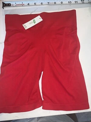 Femina Waist Control Butt Shaper Red FREE SIZE WORK OUT FITNESS SPANDEX Women’s - Image 1 of 4