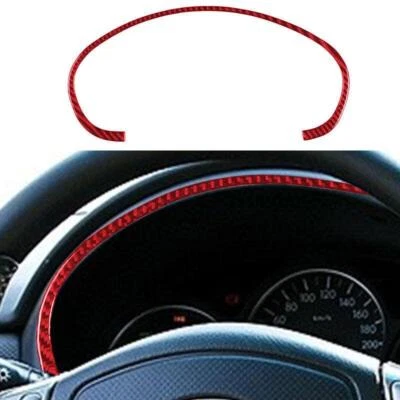 Cuadro de instrumentos de fibra de carbono rojo para Subaru Forester 2005-2008 Foto 1 de 4