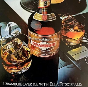 Drambuie Over Ice Ella Fitzgerald 1979 Advertisement Distillery Alcohol DWKK3 - Picture 1 of 2