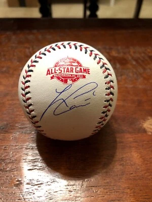 Lorenzo Cain Firmado 2018 All Star Béisbol PSA ADN Certificado de Autenticidad Milwaukee Brewers Foto 1 de 4