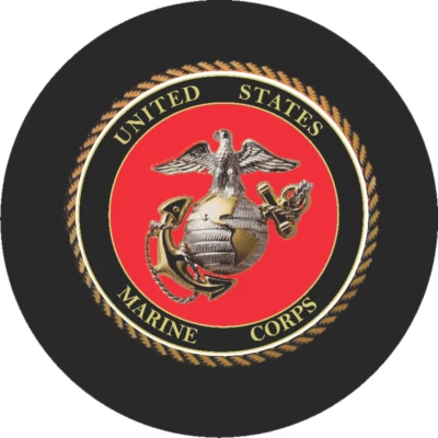 U.S. Marine Corps tire cover Access Any Size - Image 1 of 4