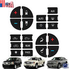 Replacement Ac Dash Button Repair Kit Decal Stickers For Chevrolet Gmc Tahoe