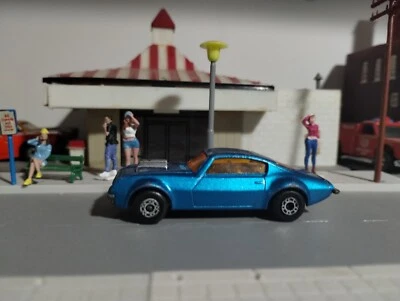 Vintage Matchbox Superfast Pontiac Firebird No. 4 Blue 1975 England - Image 1 of 4