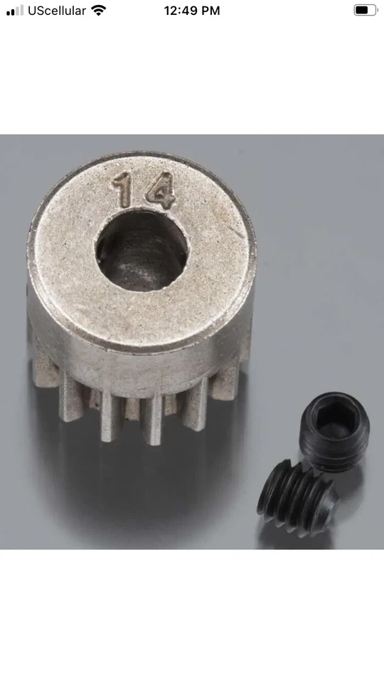 Axial Racing AX30840 Pinion Gear 32P 14T 5mm Motor Shaft - Image 1 of 3