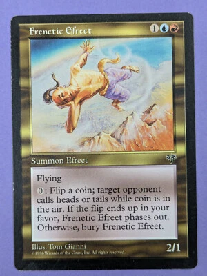 MTG Magic The Gathering: Mirage: Frenetic Efreet Rare - LP - Image 1 of 2