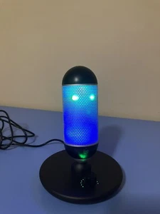 RGB Gaming Microphone Standalone Mic Tilt Volume Control USB - Picture 1 of 5