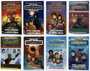 STAR WARS YOUNG JEDI KNIGHTS lot of 8 by Kevin J. Anderson HEIRS, DIVERSITY, ORD - Picture 1 of 9