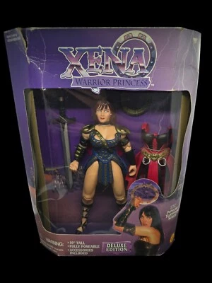 XENA ВОИН ПРИНЦЕССА DELUXE ИЗДАНИЕ 10» ФИГУРКА 1996 TOY BIZ в коробке недостатки - Изображение 1 из 4