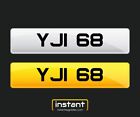 YJI 68 - NI Dateless 6 Digit Reg , Private 3x2 Cherished Number Plate