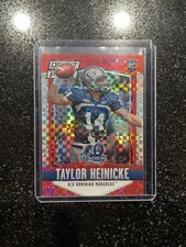 2015 Prizm Collegiate Draft Picks Taylor Heinicke RC Red Power Falcons Commander