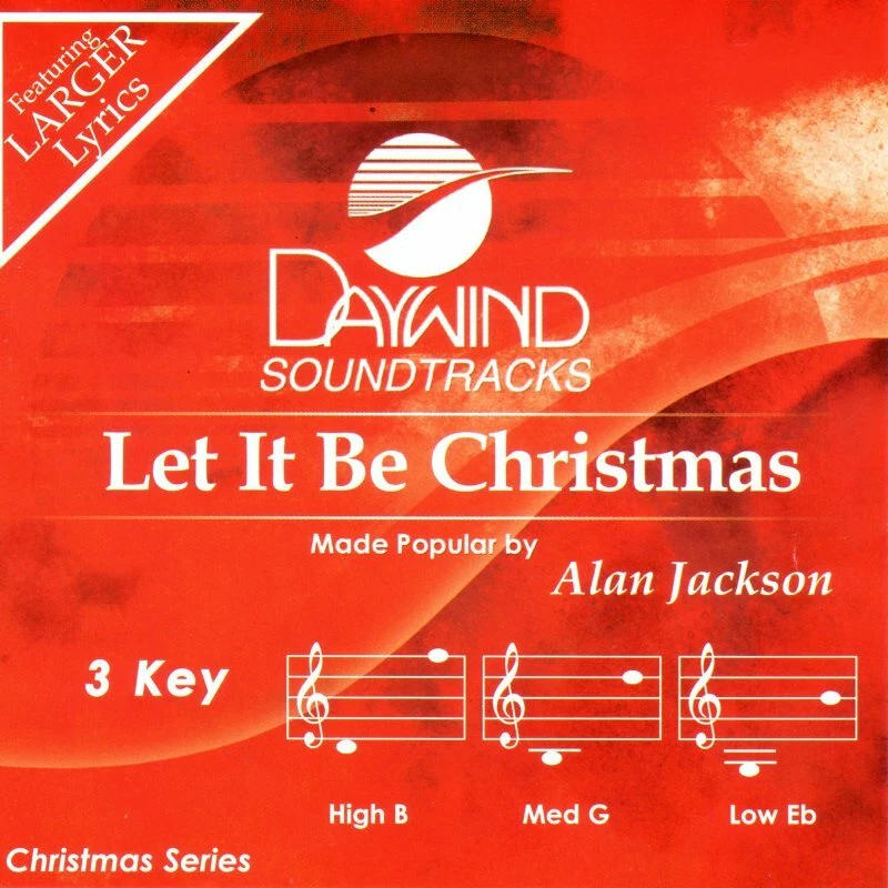Let It Be Christmas - Alan Jackson - Accompaniment Track Foto 1 de 1