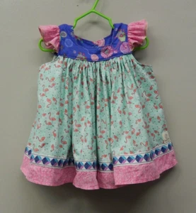 Girls size 2 Shabby Top/Dress Flamingos - Picture 1 of 7