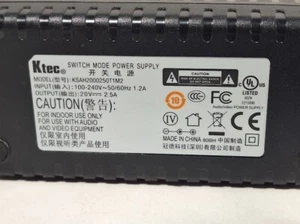 Ktec KSAH2000250T1M2 20V 2,5A Schaltnetzteil AC Adapter - Original OEM - Bild 1 von 4
