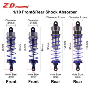 ZD Racing Front Raer Shock Absorber Damper Suspension for 1/10 HSP RC Car - Picture 1 of 14