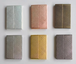 Flacher Rechteck-Magnet-Verschluss Loch: 36x3mm Silber Gold Roségold Platin - Picture 1 of 9