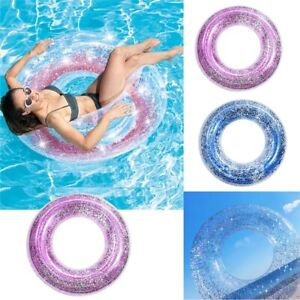 Kids Adult Inflatable Swim Ring Swimming Aid Holiday Summer Pool Beach Fun Ring