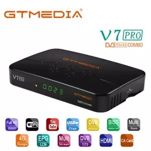 GTMEDIA V7 Pro DVB-S S2 S2X T2 Combo Sat TV Receiver Set Top Box - Bild 1 von 12