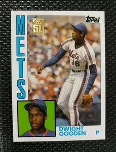 2001 Topps Traded #T109 - DWIGHT GOODEN - 1984 Reprint #42T - NEW YORK METS - Picture 1 of 3