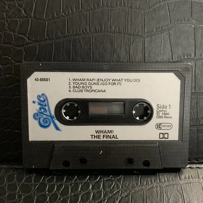 Original 1986 WHAM THE FINAL RARE Original Cassette Tape Vintage - no inlay - Image 1 of 2