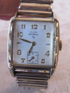 Vintage Elgin de Luxe Armbanduhr ~ 10k Gold Filled ~ "wie besehen" - Bild 1 von 6