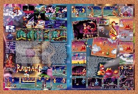 1995 Rayman Saturn Original Advertisement / Retro Promo vr1