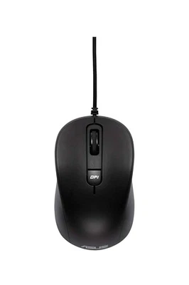 ASUS MU101C Wired Blue Ray Silent Mouse Ambidextrous 3200 dpi Quiet White - Image 1 of 2