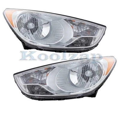 For 10-13 Tucson Front Headlight Headlamp Halogen Head Light w/Bulb 2Pc SET PAIR Foto 1 de 4