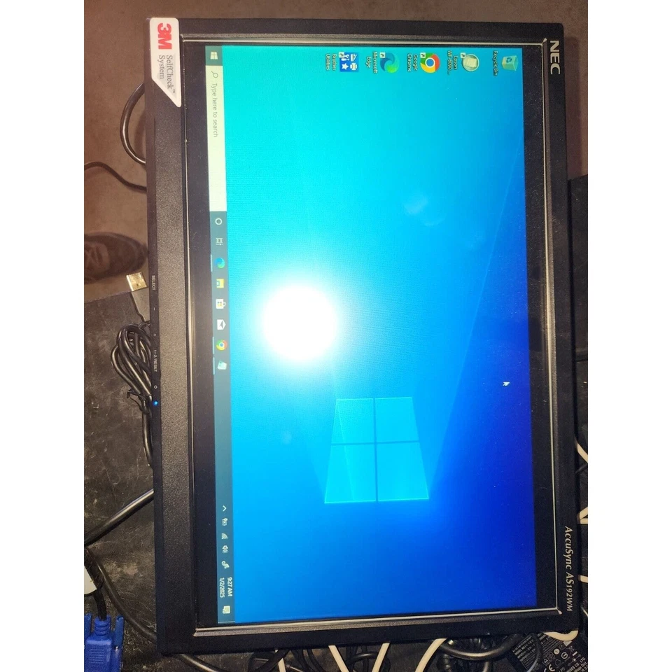 NEC AS192WM AccuSync 19" Widescreen LCD Monitor built in speakers no Stand - Image 1 of 4